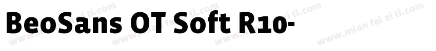 BeoSans OT Soft R10字体转换